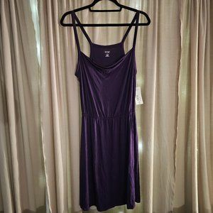 ANA - Purple slouchy summer dress - Small